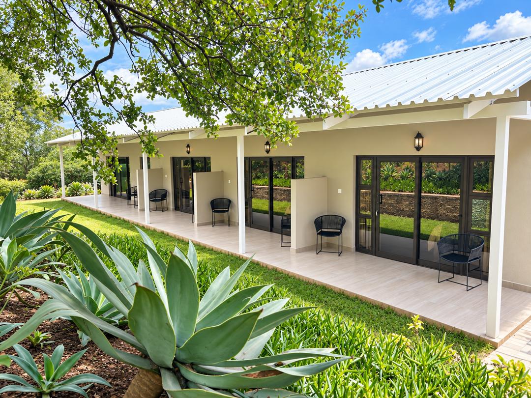 The line of Standard Garden rooms in the lower garden